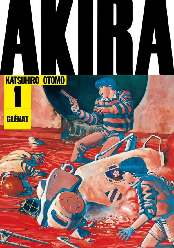 Couverture de Akira (noir et blanc)