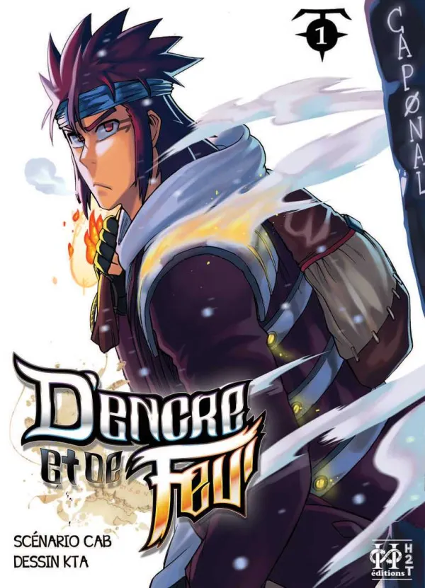Couverture du tome 1 de D'encre et de feu