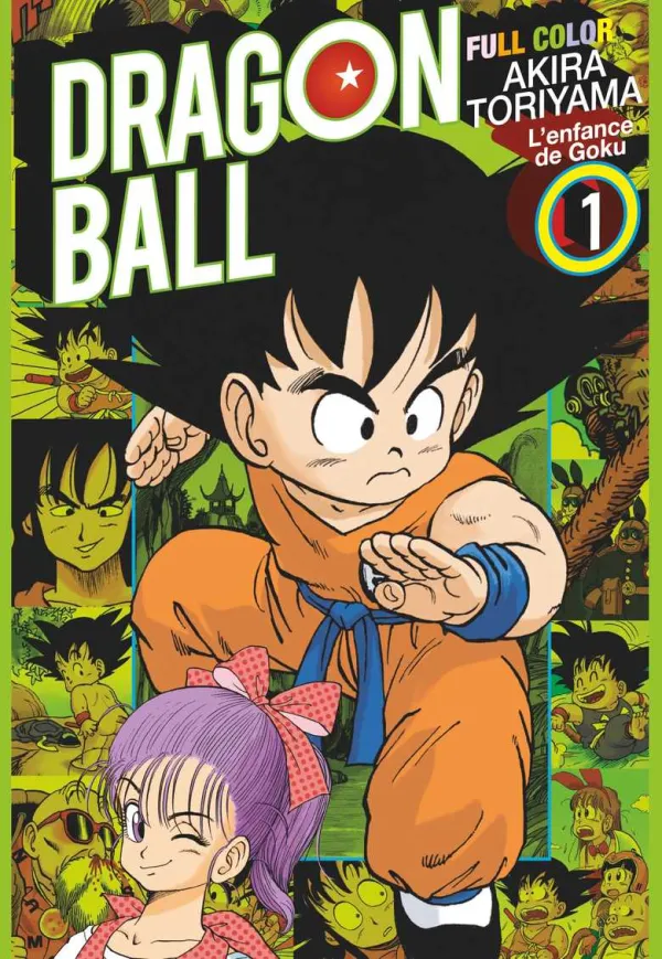 Couverture de Dragon Ball - Full Color - L'enfance de Goku