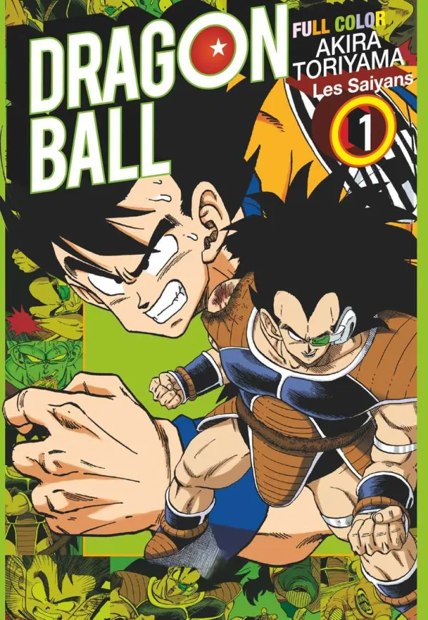 Couverture de Dragon Ball - Full Color - Les Saiyans