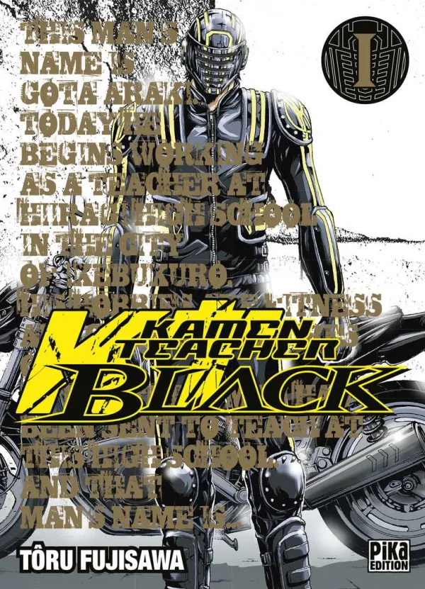 Couverture du tome 1 de Kamen Teacher Black