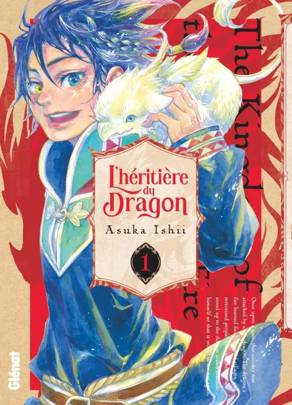 Couverture du tome 1 de L'Héritière du dragon