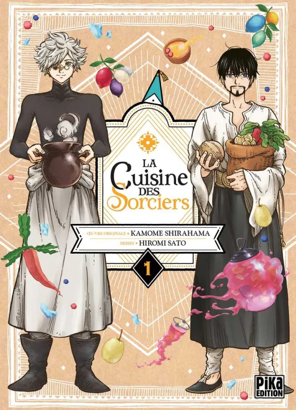 Couverture du tome 1 de La cuisine des Sorciers