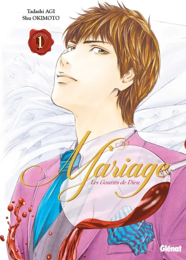 Couverture du tome 1 de Les Gouttes de Dieu - Mariage