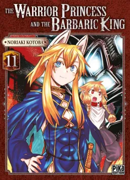 Couverture du tome 11 de The Warrior Princess and the Barbaric King